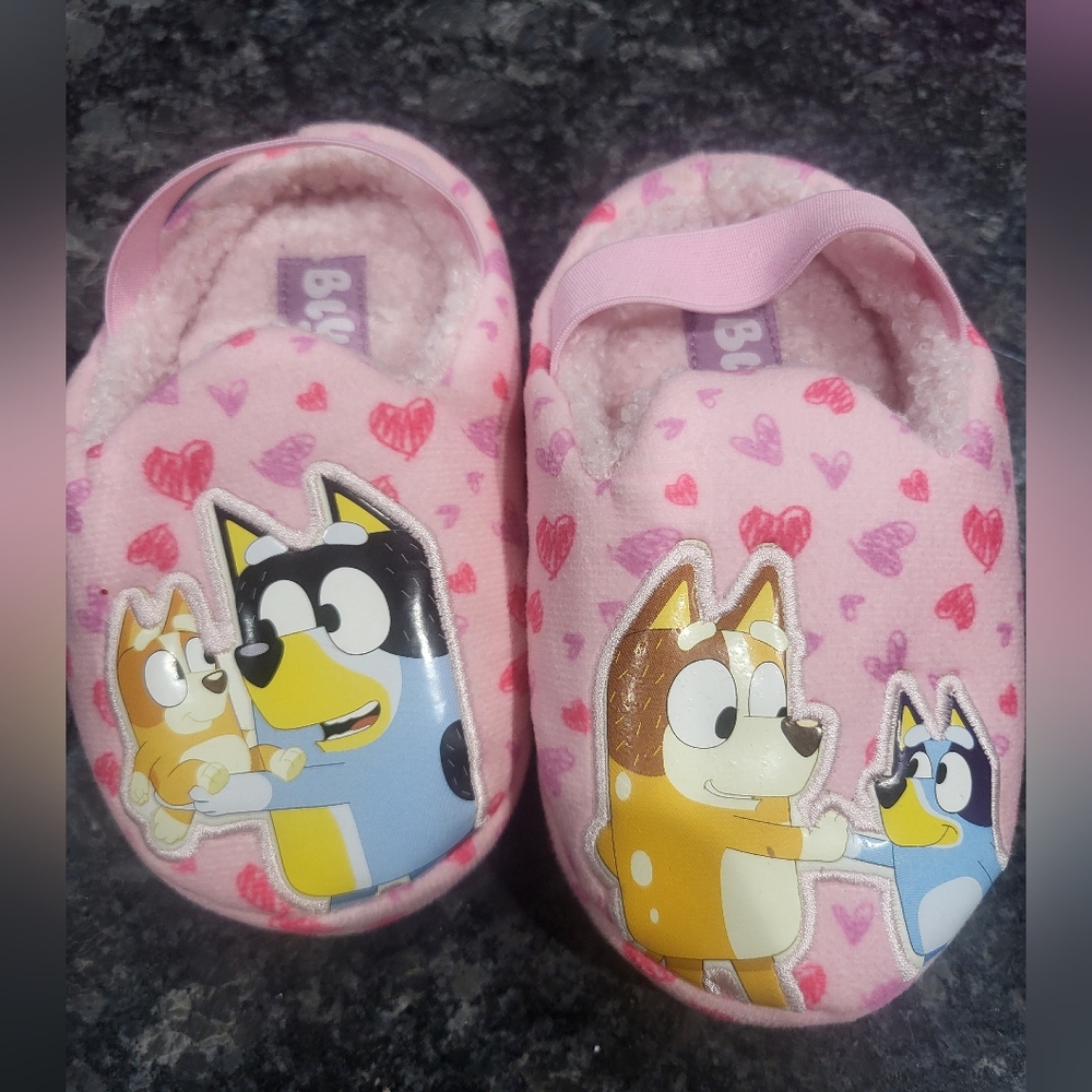 Girls Bluey Slippers